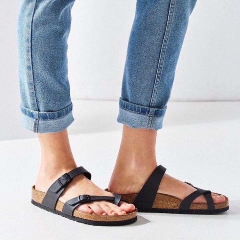 Birkenstock Mayari Sandals Black EU 40 Crisscrossing Straps